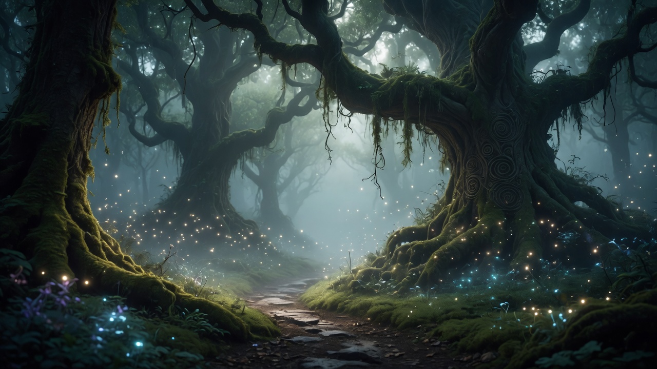 The Heart of the World Tree — a heart of wood and golden sap