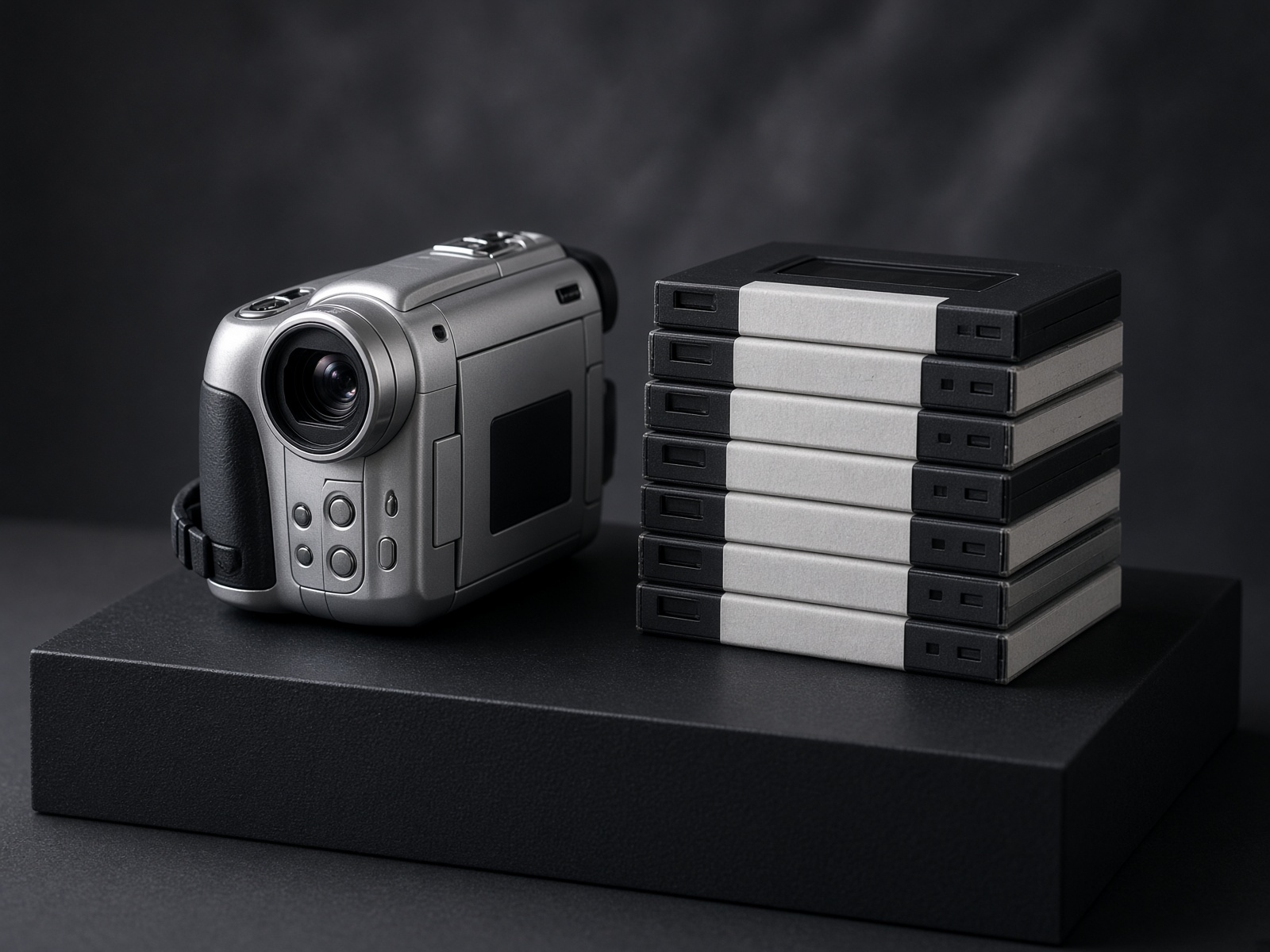 camera and tapes