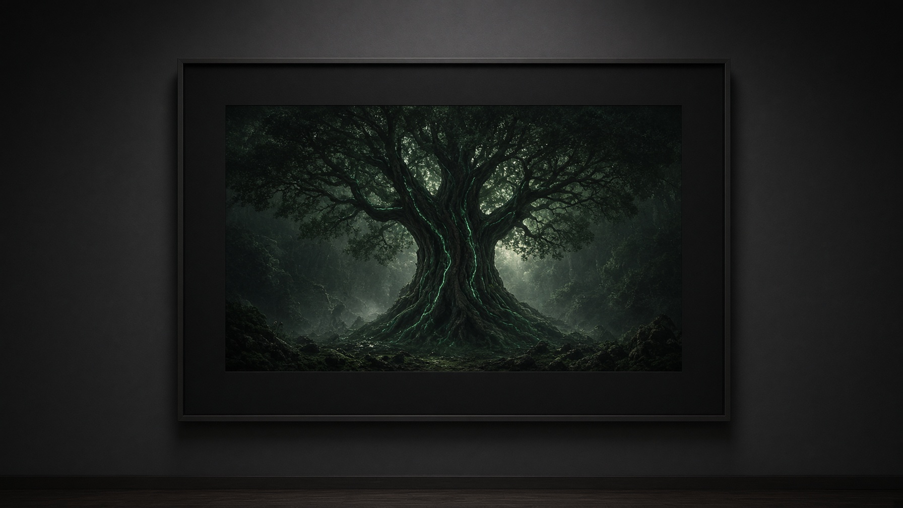 The Heart of the World Tree — Emerald Foil | Fine Art Editions | Aestas Infinity