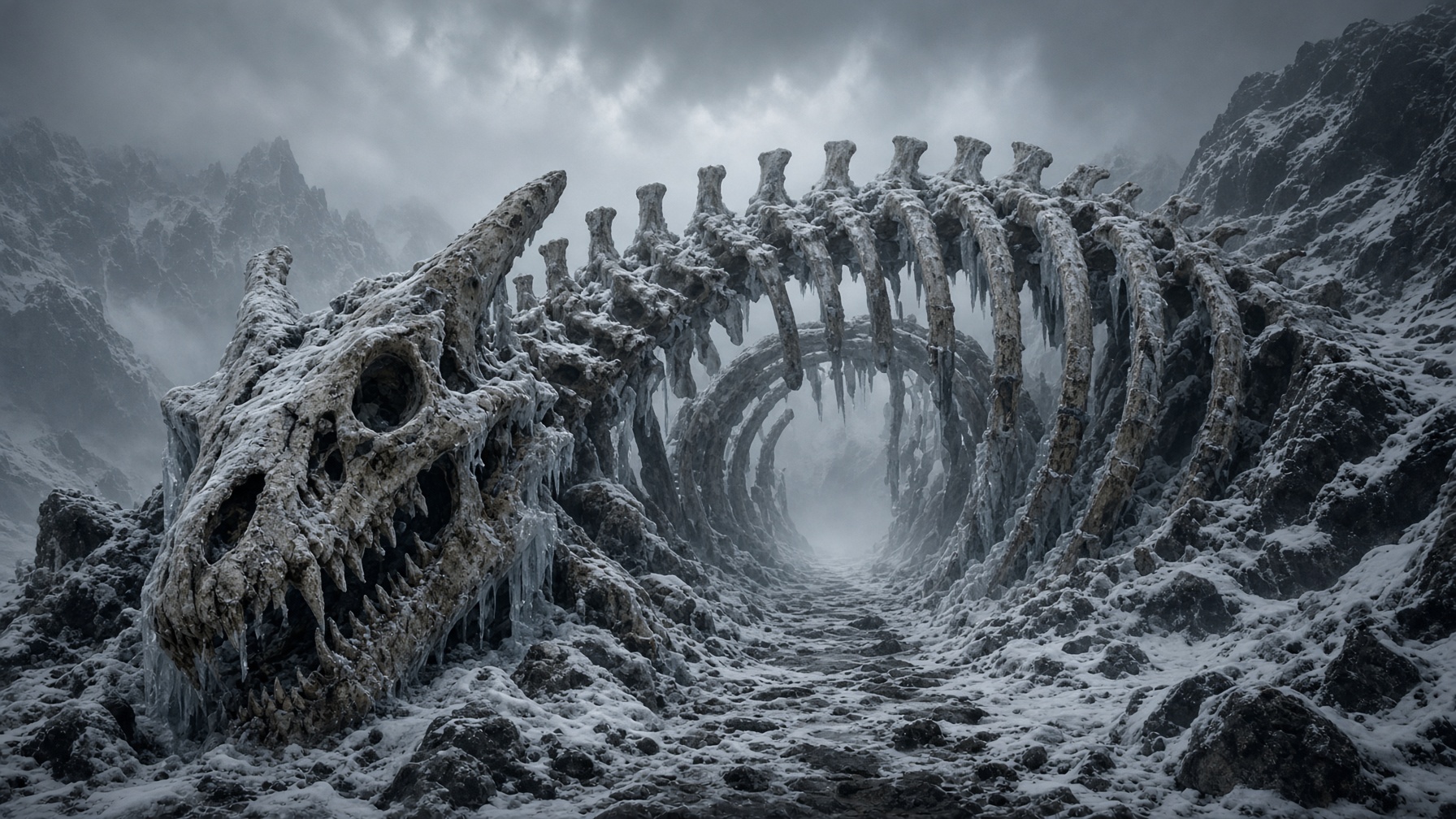 The Bone That Keeps the Pass — Mythic Legend