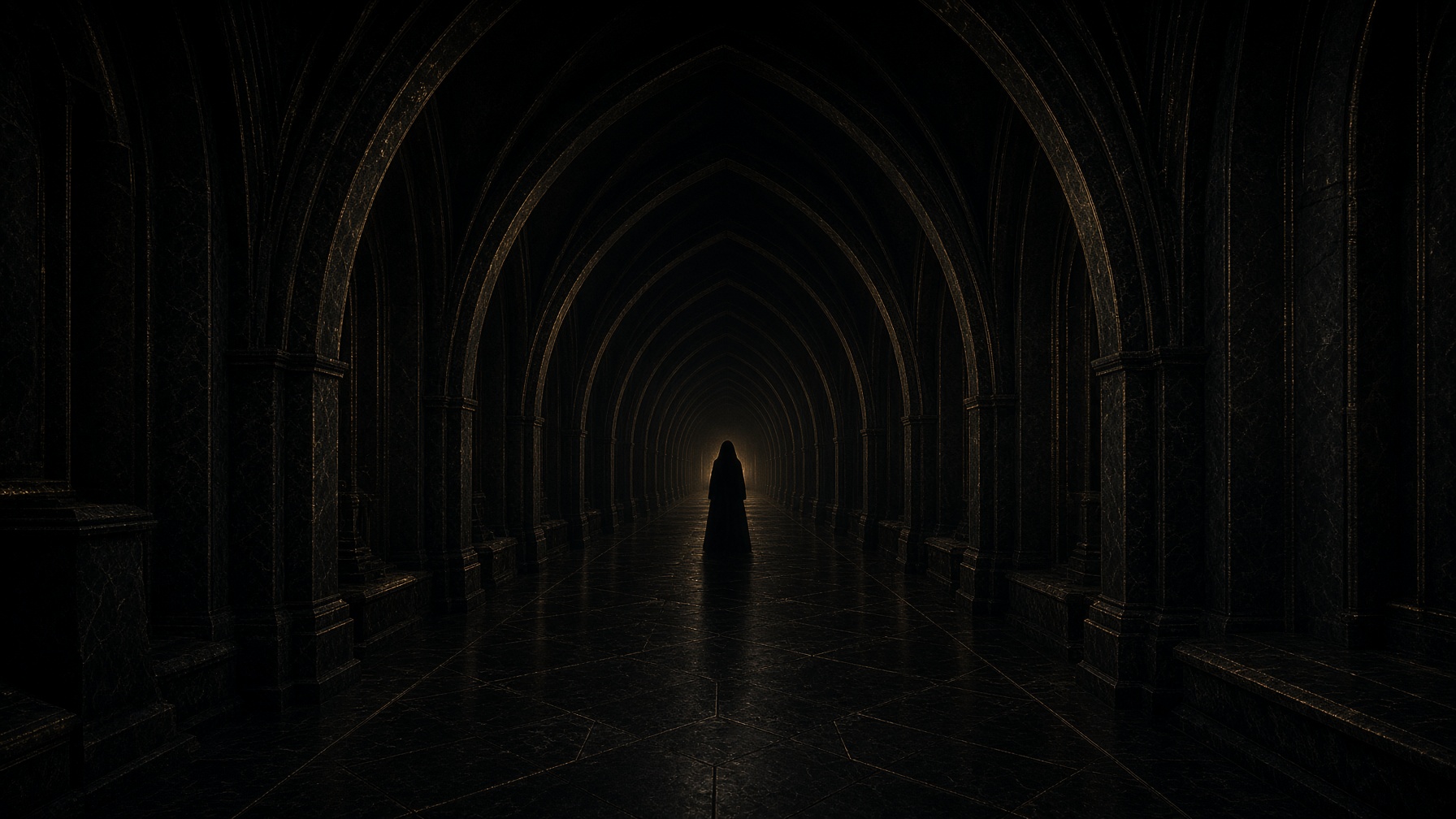 Widow's Geometry — it only moves when he looks away | Gothic Horror | Aestas Infinity