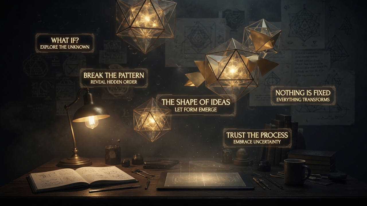 The workshop — tools stay off the credit
