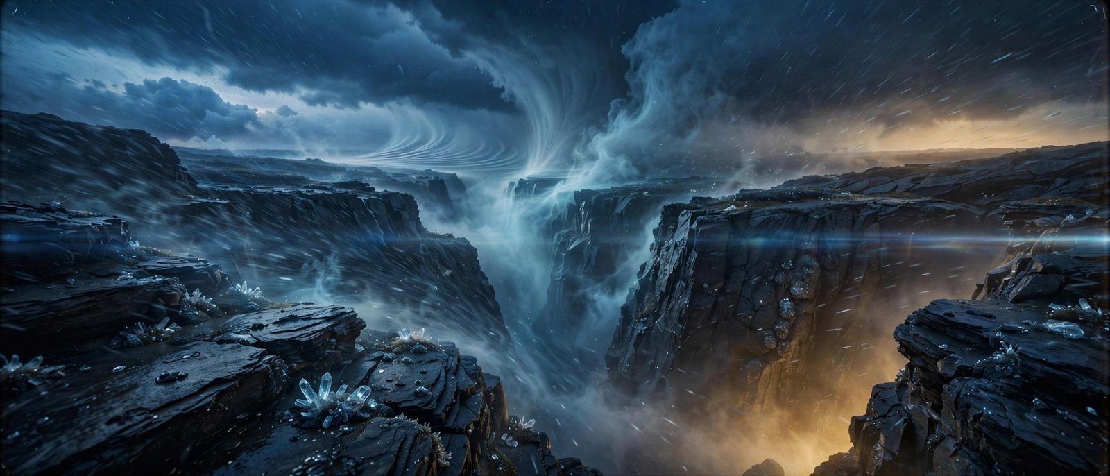 The ridge alone. The storm has not cleared.