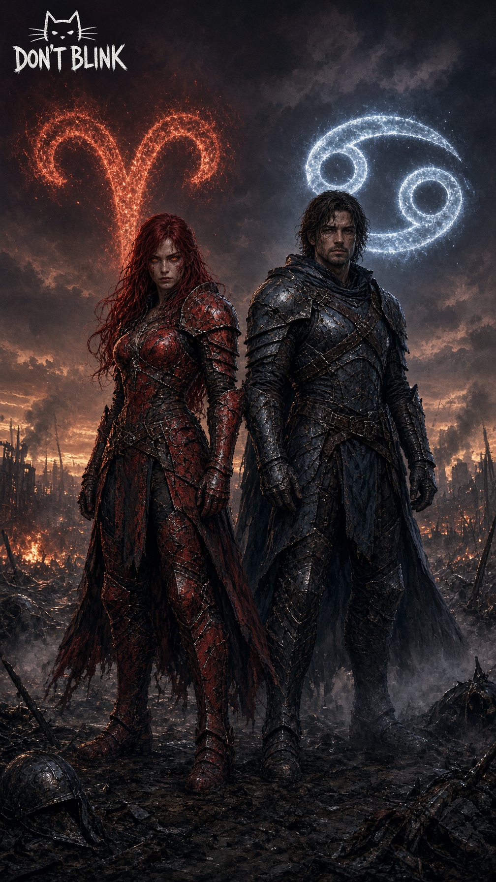 Aries Woman × Cancer Man — Aestas Infinity
