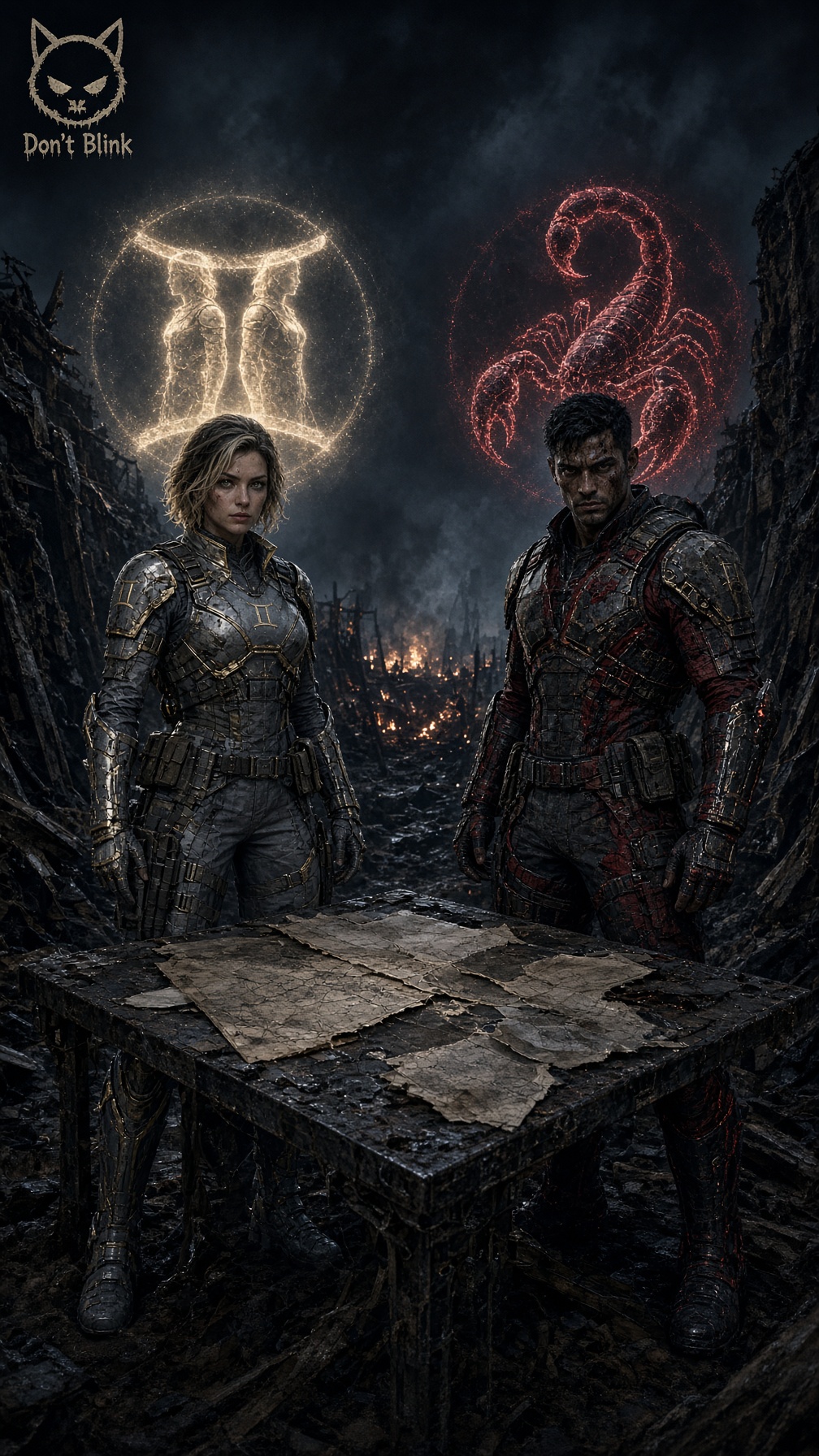 Gemini Woman × Scorpio Man — Aestas Infinity
