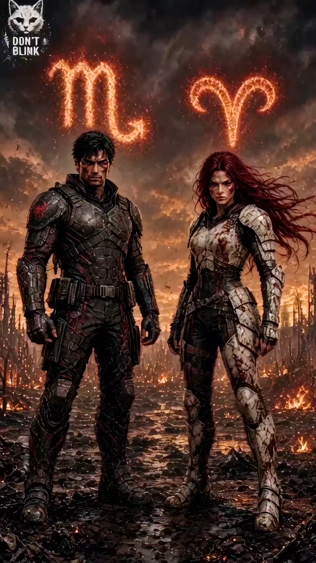 Scorpio Man × Aries Woman — Aestas Infinity