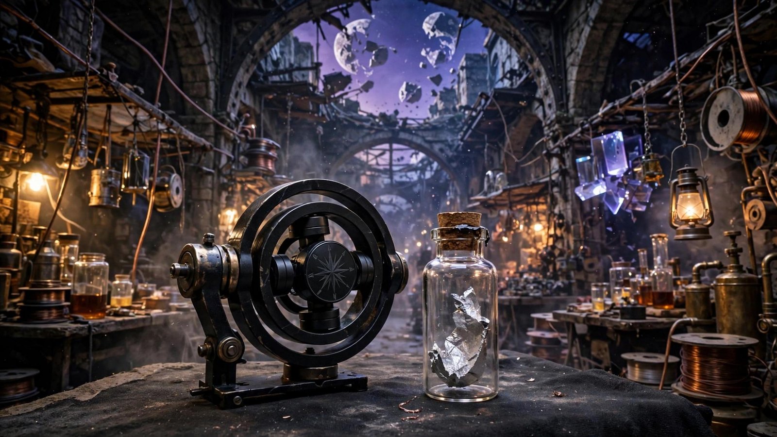 A figure at the edge of the dish field, not raising a hand.