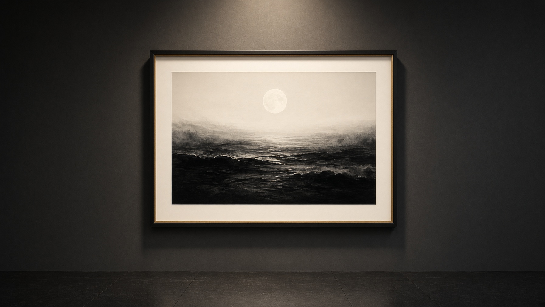 The Tide Line — Frame print — The Showcase | Aestas Infinity