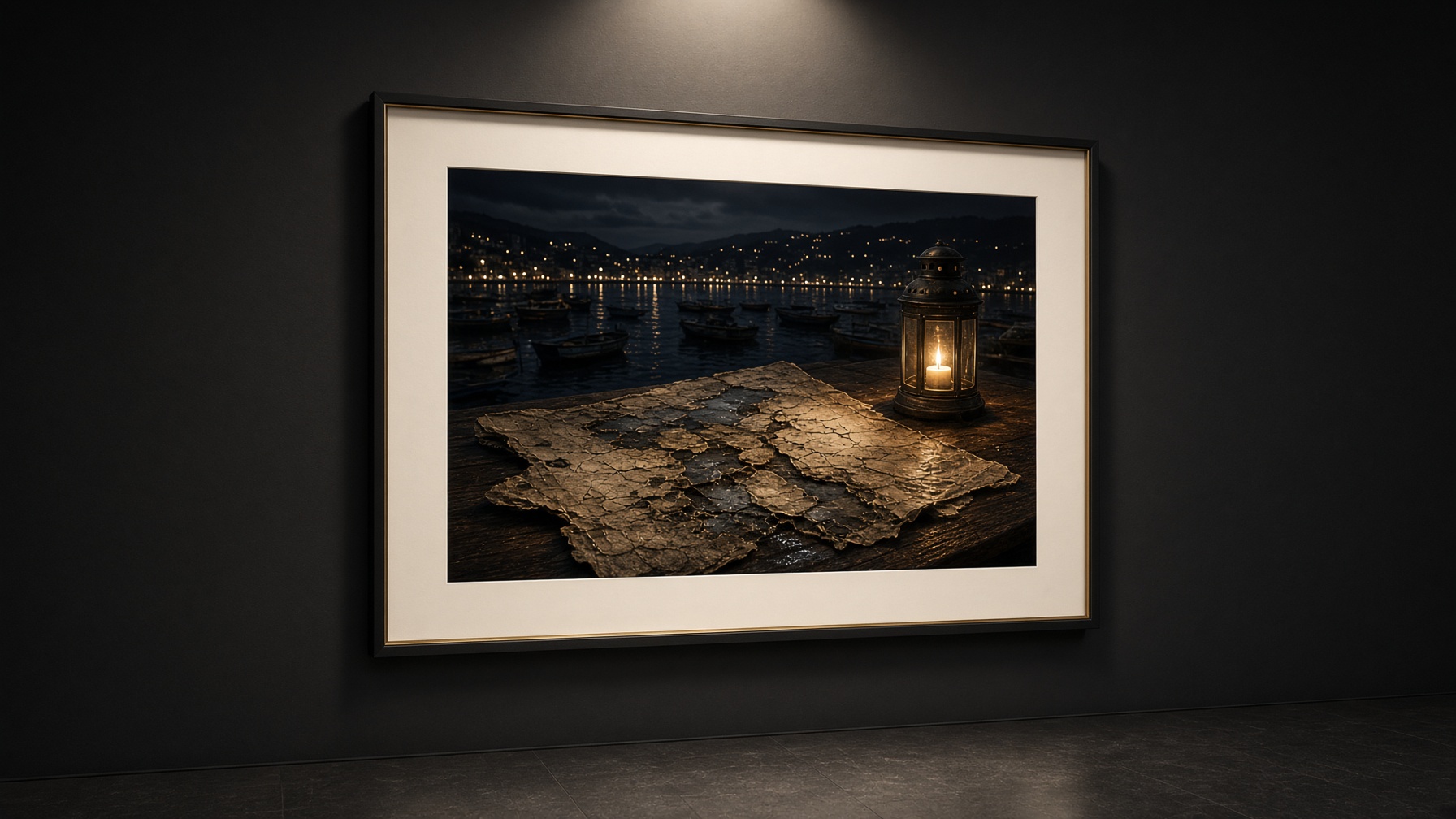 The Ruined Map — Frame print — The Showcase | Aestas Infinity