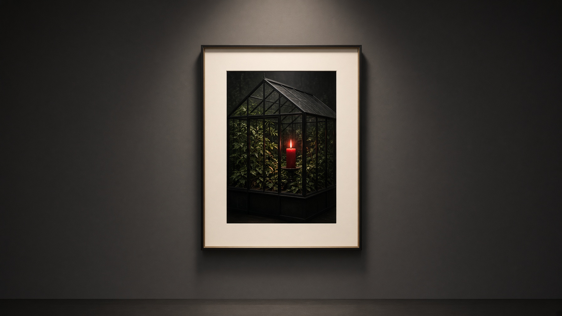 The Unkind Conservatory — Frame print — The Showcase | Aestas Infinity
