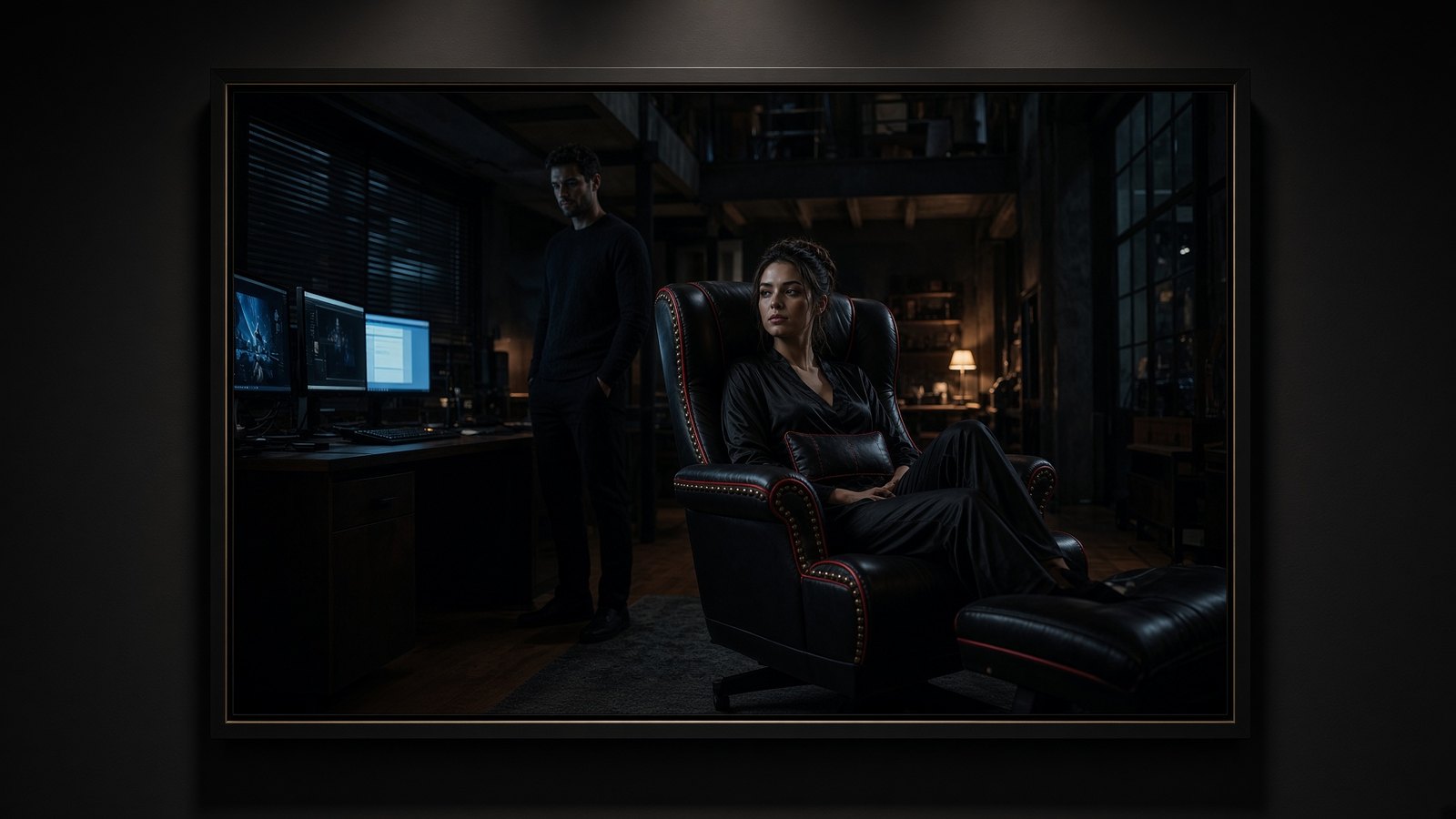 The Chair Has A Pulse — Frame print | Aestas Infinity