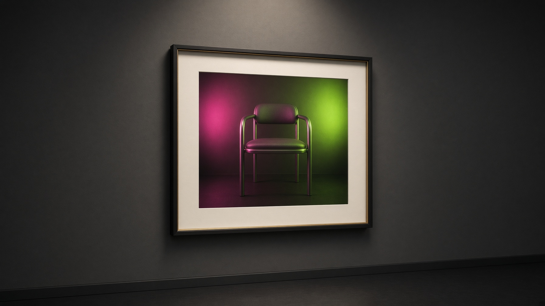 The Empty Chair — Frame print — The Showcase | Aestas Infinity