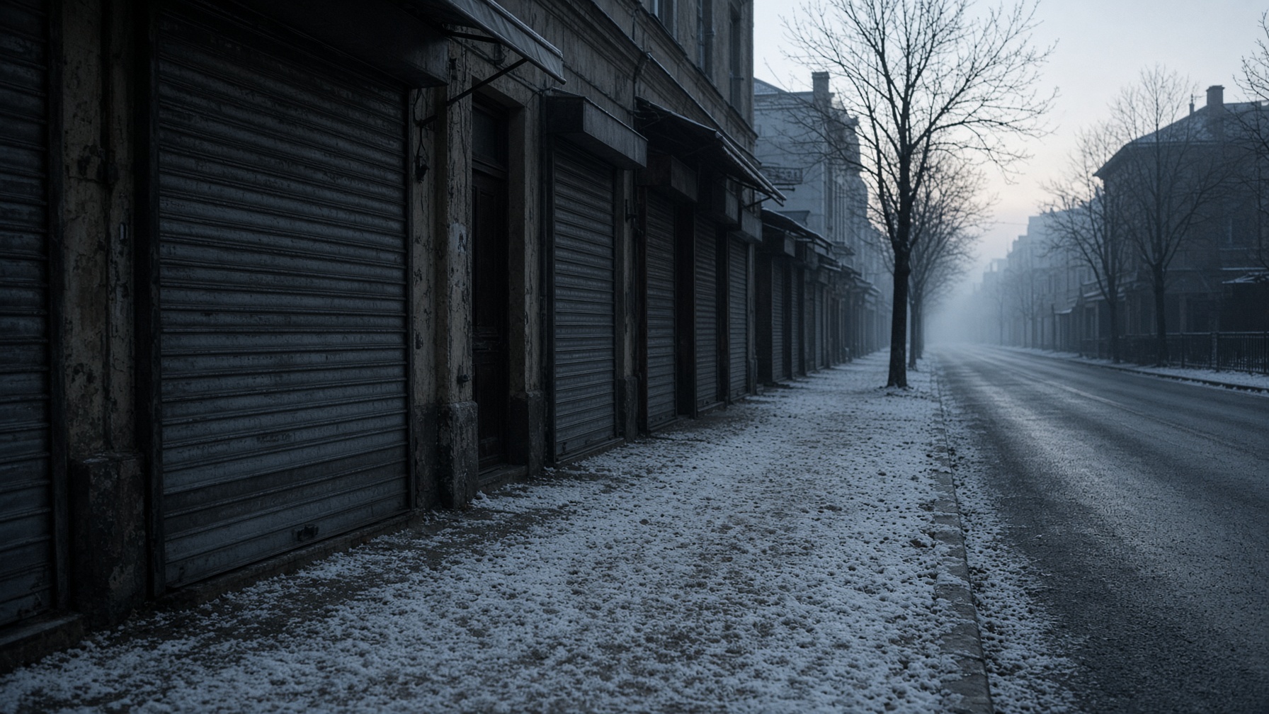 The street that emptied — Aestas Infinity