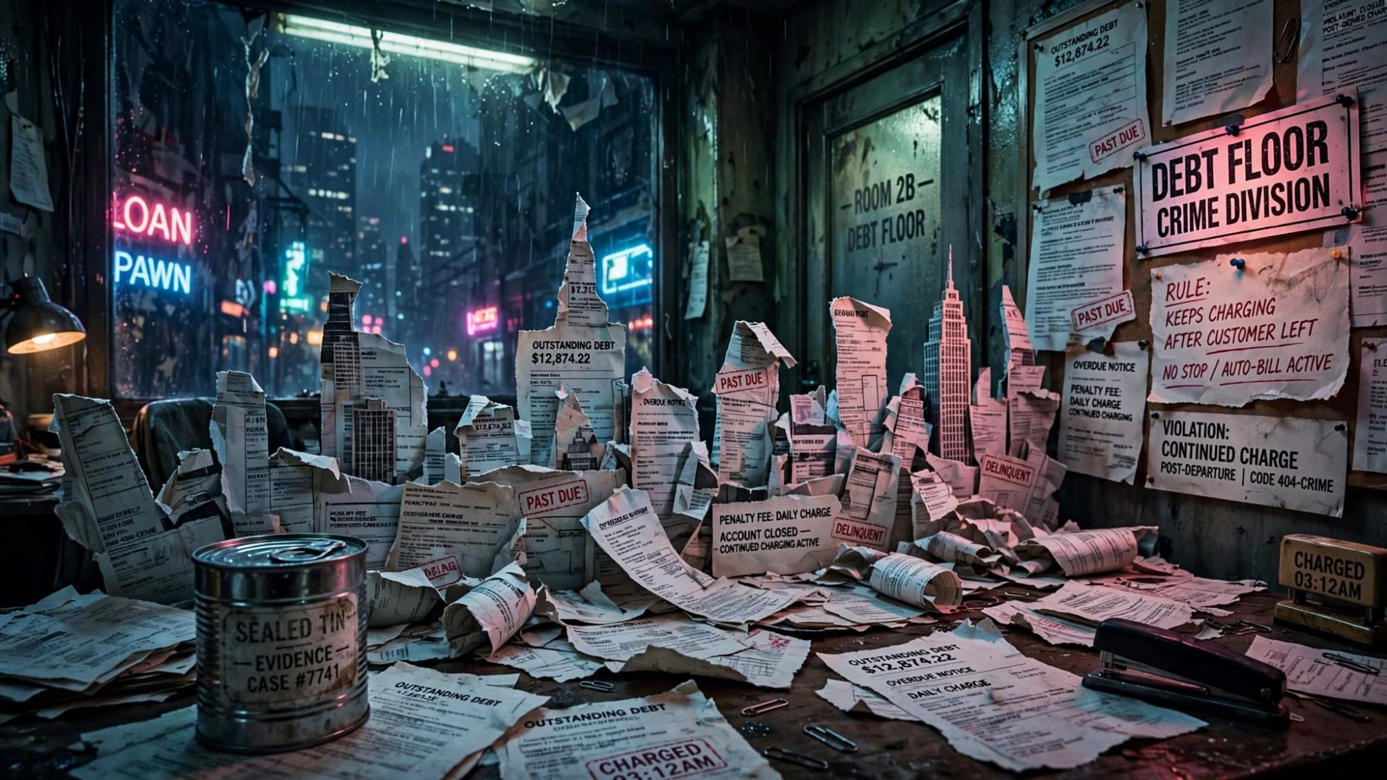 Debt Floor. The building is the crime.