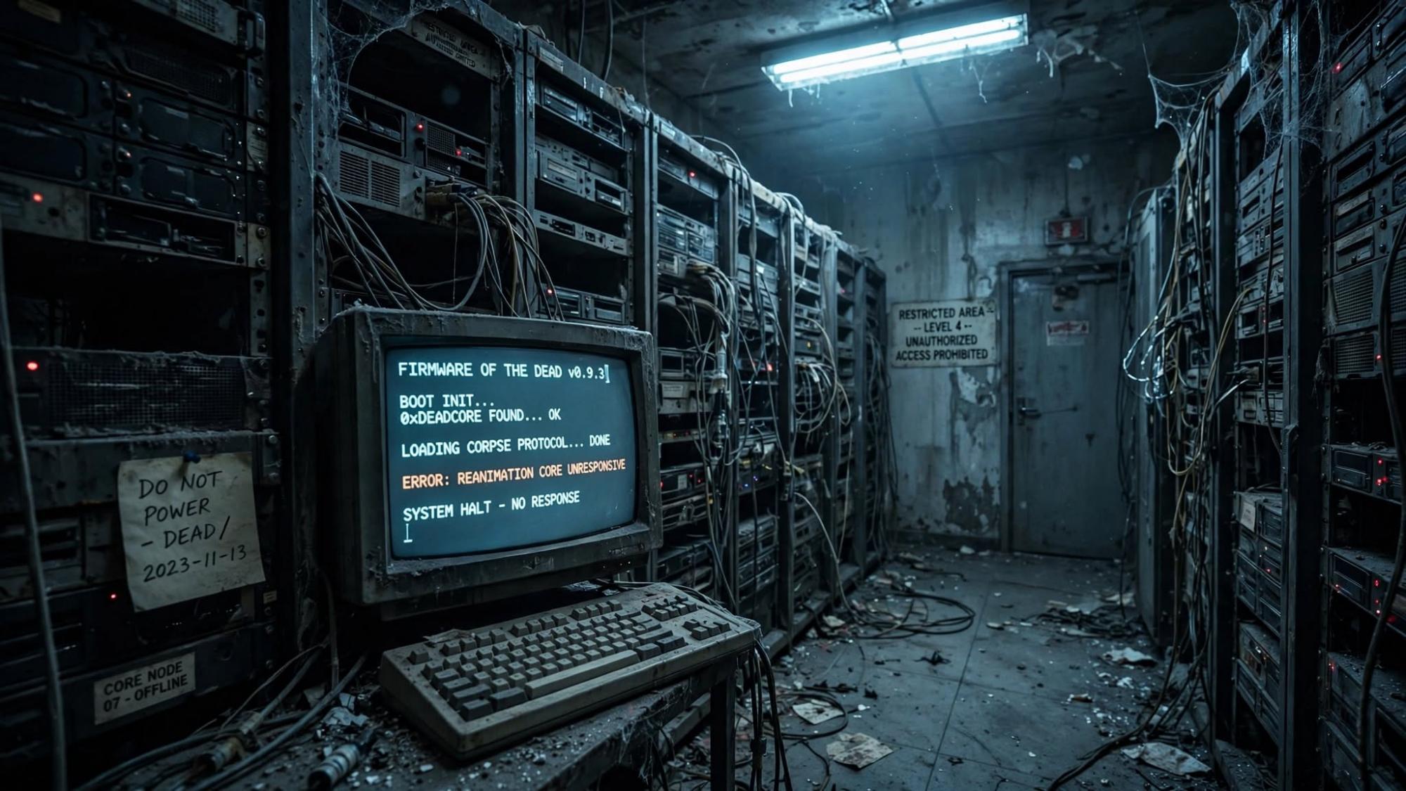 Firmware of the Dead. The room still boots.