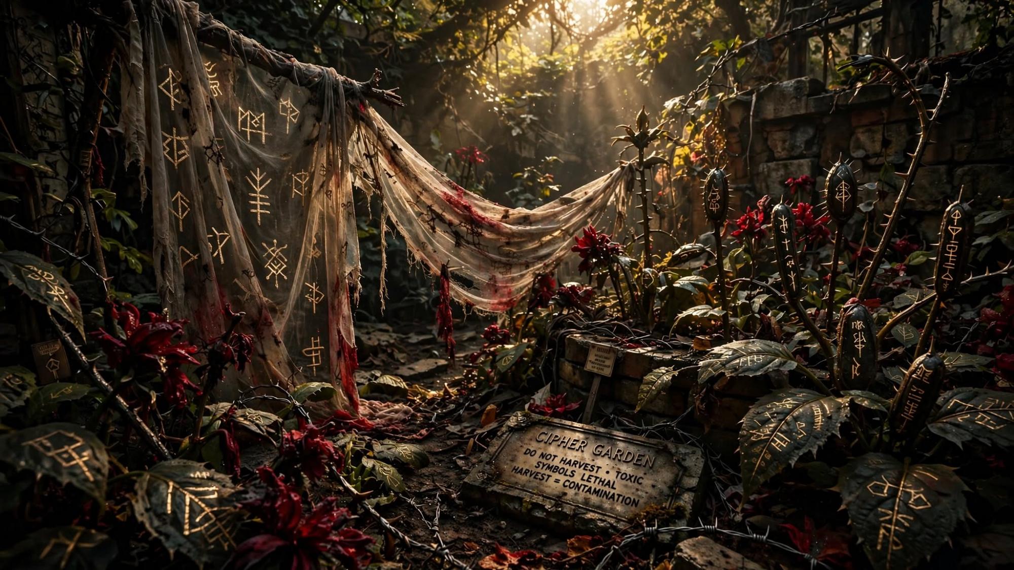 The cipher garden. Do not harvest.