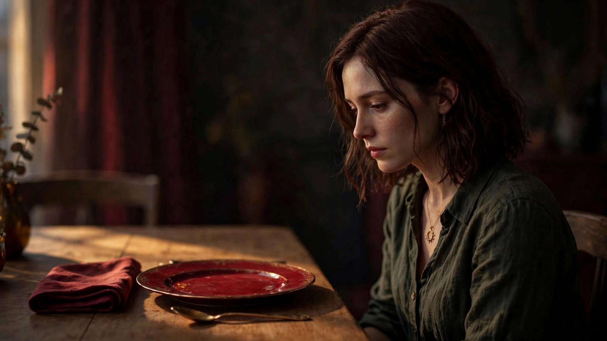 Calla Mire. A place is set. Nobody will take it.