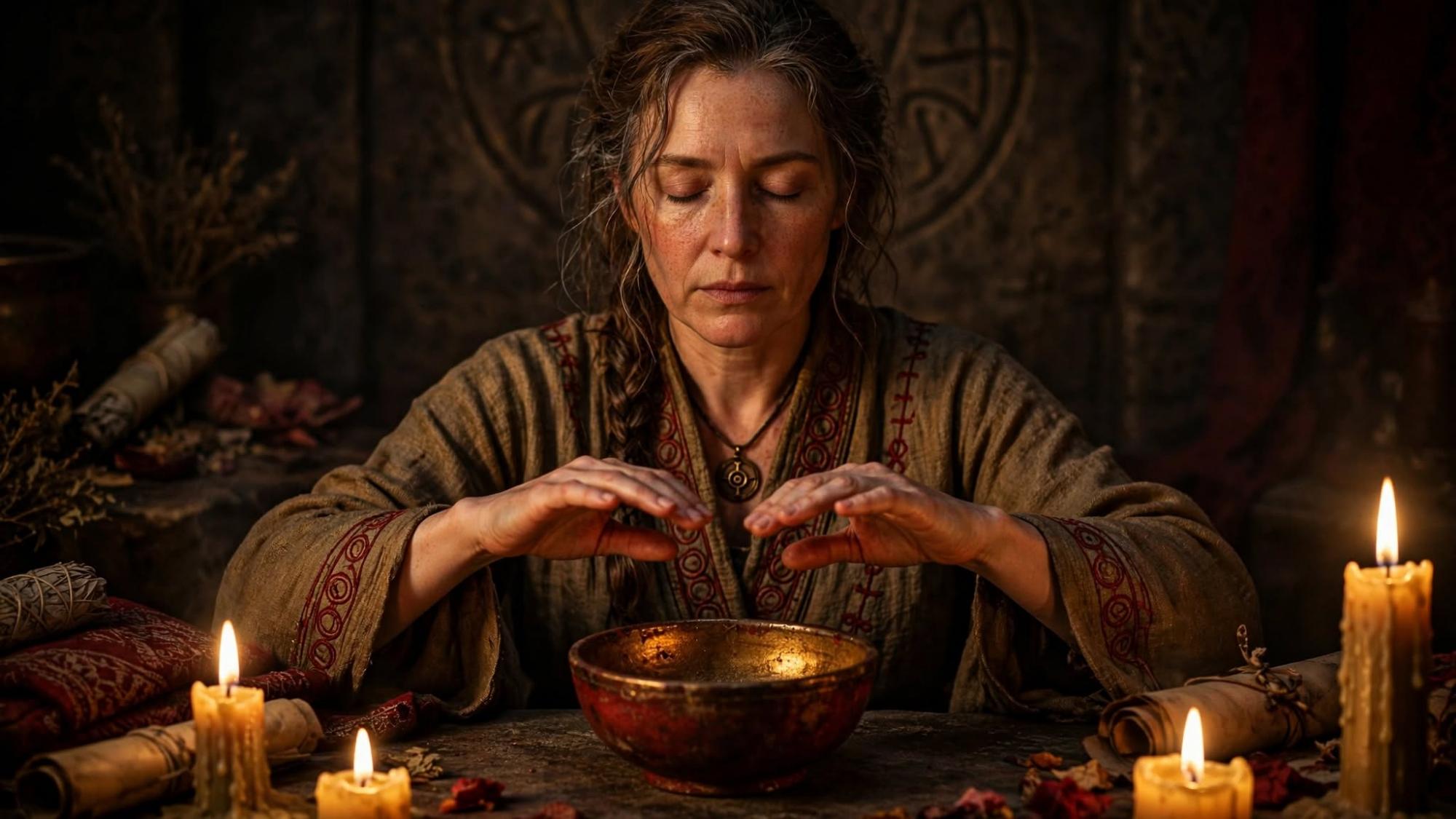 Worn bowls. The gesture remains after the lesson.