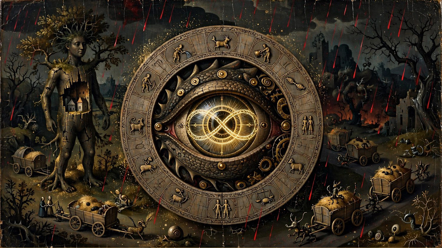 A dragon's eye, the cover of Hieronymus Bosch, Edition 02 | Aestas Infinity