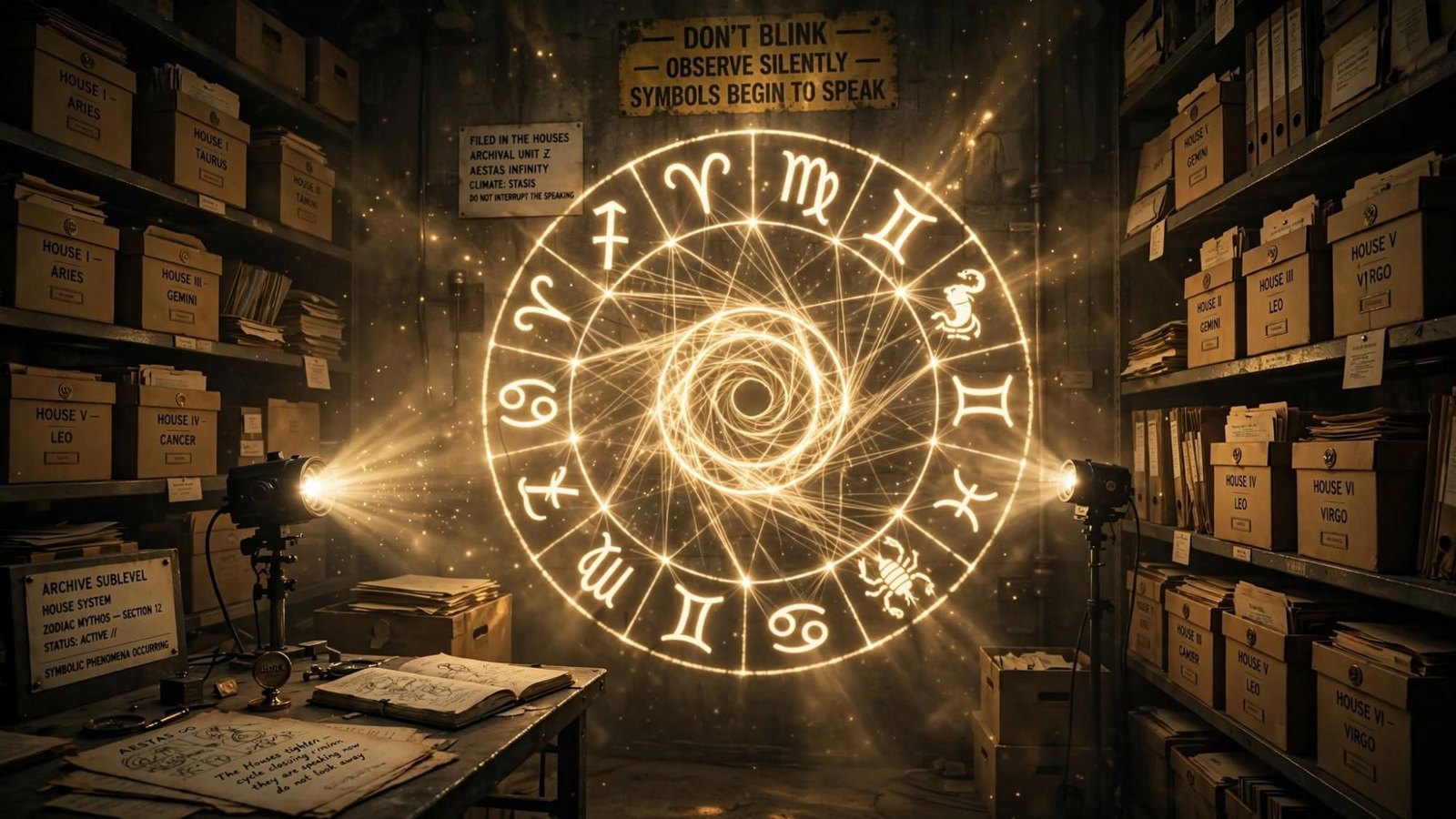 Filed in the houses. The signs are speaking. Do not look away.