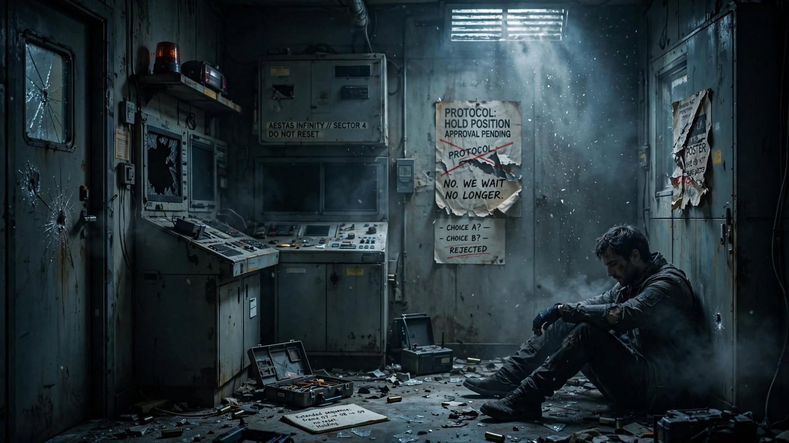 The room does not reset. The waiting order has been refused.